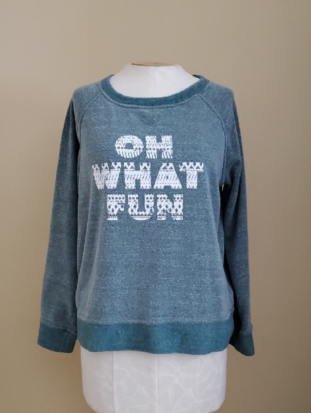 C&C California Oh What Fun Green Pullover Sweatshirt